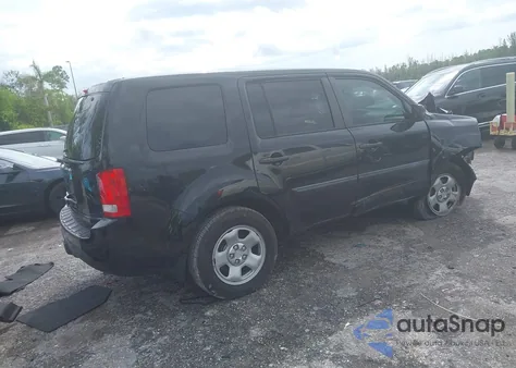 2015 Honda Pilot Lx from USA, damaged, VIN 5FNYF3H22FB023573